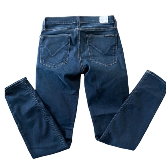 Hudson Jeans Ankle Krista Super Skinny Jean Size 25 Dark Wash - Picture 8 of 11